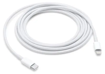 Produktbild von Apple USB‑C auf Lightning Kabel (1 m), 1 m, Lightning, USB C, Stecker, Stecker, Weiß