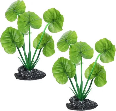 Imagen del producto de Plantas artificiales para acuario, 16 cm, 2 unidades, decoración para acuarios