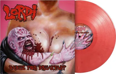 Zdjęcie produktu dla Lordi: Lordi: Babez For Breakfast (180g) (Limited Numbered Edition) (Pink & Red Marbled Vinyl) - - (LP / B)