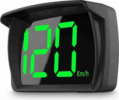 Imagen del producto de Pantalla grande HD para sistema de navegación GPS, que proyecta información en el parabrisas, mostrando la velocidad de forma precisa. Sistema HUD para automóvil, fácil de instalar y usar