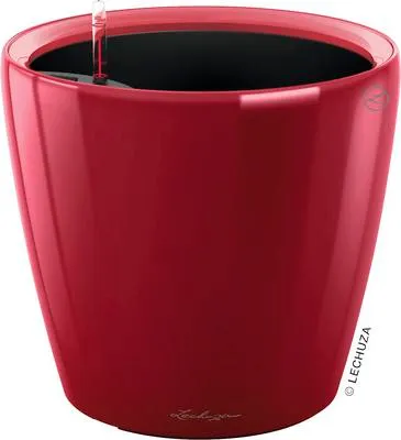 Obrázok produktu pre LECHUZA CLASSICO LS 43, Kvetináč, Voľne stojace, Recyklovaný plast, Červená, Kolo, Vnútorná / vonkajšia