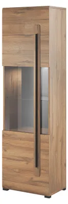 Immagine prodotto di Vetrina Toro 60x39x204cm MDF rovere Grandson 1 anta