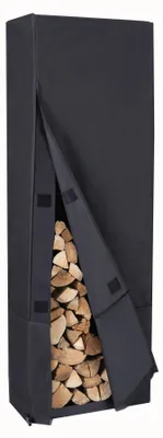 Image de Lendo Online Housse pour Range-bûches 50x25x148 cm Noir