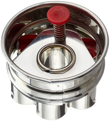 Ausstechform mit Auswerfer, 6 Stück, Edelstahl, 4,8 cm