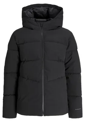 Productafbeelding van JACK & JONES Jongensjas, model Jjglobal, gewatteerd, kleur: zwart, maat: 98