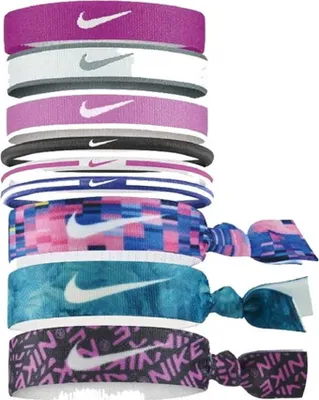 Produktbild von Opaski do włosów Nike Mixed 9 szt 3 szerokości ,ultikolor 420x10 mm