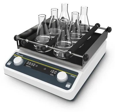 Orbitalschüttler, 40-200 U/min, 2 kg Kapazität, Timer, Labor