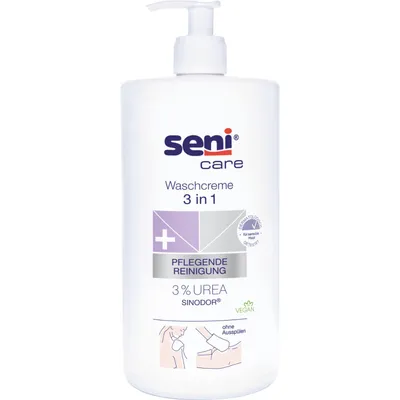 Zdjęcie produktu dla Seni care krem myjący 3w1 z mocznikiem, 1000 ml