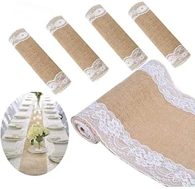 Obrázok produktu pre Jutová stola na svadbu – 30 x 275 cm – 5 ks