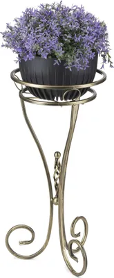 Produktbild von Dastal Blumenständer gold 28x60 cm Metall Haus Dekoration