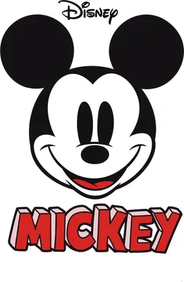 Produktbild von Disney Wandtattoo Mickey Mouse Schwarz-Weiß und Rot - 612435 - 127 x 200 cm