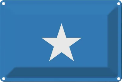 Produktbild von vianmo Blechschild 20x30 cm Somalias Somalia Flagge Fahne Wappen