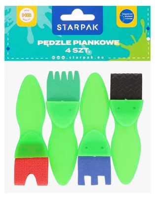 Produktbild von Schaumpinsel, 4 Stück, Starpak
