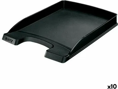 Image de LEITZ 5237-00-95 Corbeille à courrier Plus noir DIN A4