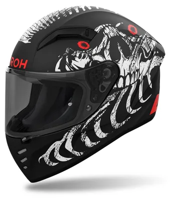 Zdjęcie produktu dla Kask AIROH Connor Myth Black White Matt rozmiar XL