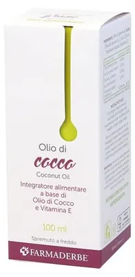 Immagine prodotto di Farmaderbe Olio Di Cocco 100 Ml