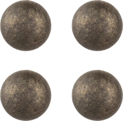 Immagine prodotto di Set di 4 pomelli per porte Clayre & Eef Ø 2 cm in ferro marrone