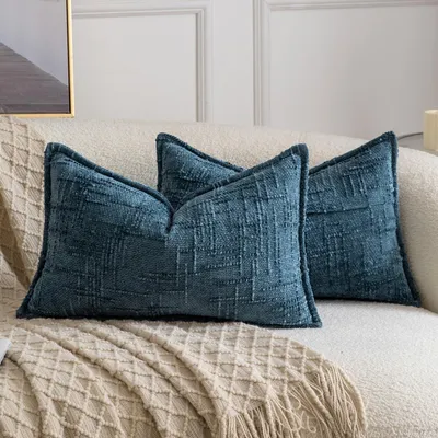 Obrázok produktu pre Poťahy na vankúše z mikrovlákna, modré, 30x50 cm, 2 kusy