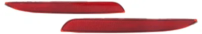 Image de 1 paire gauche/droite Réflecteur de pare-chocs arrière BFF4 51 5L0AF Feu arrière de signalisation de remplacement pour Mazda 3 2008-2012