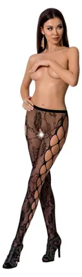 Obrázok produktu pre PE S008 Strumpfhose otvorené (ouvert pančuchy) čierne S/L