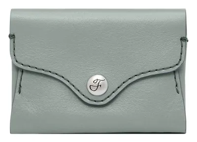 Produktbild von FOSSIL Kartenetui Heritage Card Case Smokey Blue hellblau