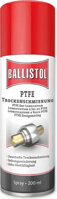 Produktbild von BALLISTOL Teflon® Spray, 1 Dose 200 ml Trockenschmierung  PTFE Teflonspray 25600