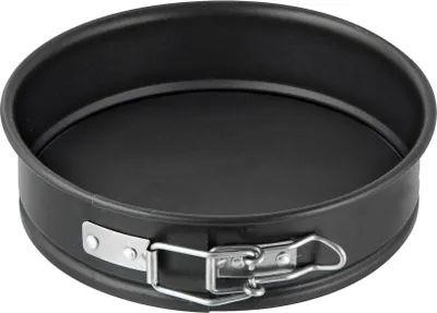 Produktbild von Zenker Springform Ø 16 cm SPECIAL - MINI, kleine Backform mit Flachboden aus Stahlblech, runde Kuchenform mit Antihaftbeschichtung (Farbe: Schwarz)