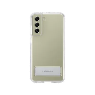 Zdjęcie produktu dla Samsung, przezroczyste etui do Galaxy S21 FE 5G z funkcją podstawki, przezroczyste