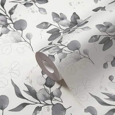 Obrázok produktu pre Netkané tapety kvetinové motívy biela čierna kvetinové motívy 397686 vzor tapety Pure Elegance