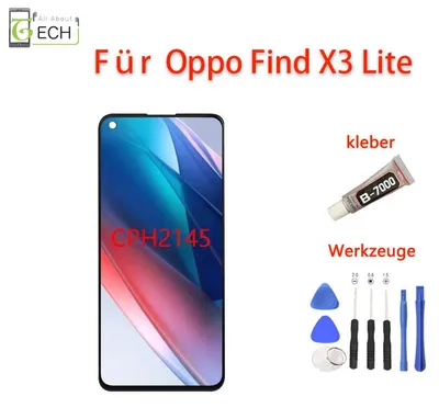 Produktbild von Für Oppo Find X3 Lite CPH2145 LCD Display (OLED) Touchscreen Bildschirm