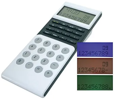 Immagine prodotto di Calcolatrice LCD, calcolatrice per studenti, calcolatrice da scrivania, calcolatrice da ufficio, macchina calcolatrice, calcolatrice con indicazione dell'ora, ufficio