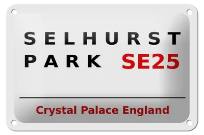 Produktbild von Blechschild London 18x12cm England Selhurst Park SE25