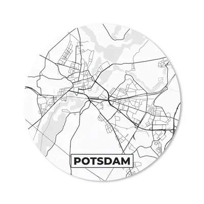 Produktbild von MuchoWow® Mauspad Mousepad Karte - Potsdam - Stadtplan 40x40 cm - Mousepads - Maus Mat - Pad - Mausunterlage - Schreibtisch Accessoires