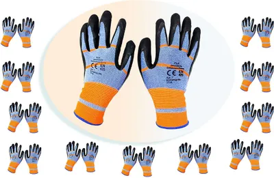 Produktbild von 12 Paar Arbeitsschutzhandschuhe Ultra Flex - verschiedene Größen - XL Unisexgröße: XL