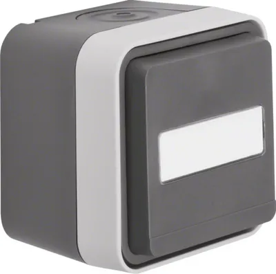 Produktbild von Berker Steckdose SCHUKO 47413515 m.Klappdeckel AP Berker W.1 lichtgrau