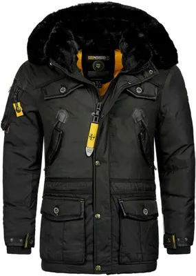 Produktbild von Geographical Norway warme Herren Winter Jacke Parka Outdoor ACORE Steppjacke Anorak Winter Jacke Wintermantel Mantel