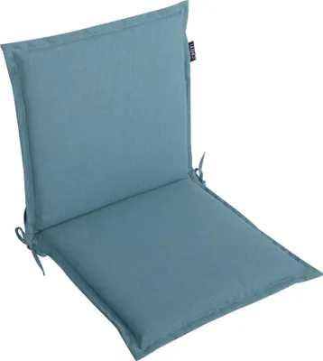 Produktbild von LILENO HOME Gartenstuhl Auflagen als [1er Set - Niedriglehner] in Aqua - bequeme Liegen als Sitzauflagen für Gartenmöbel - Stuhlkissen für Gartenstühle und Klappstühle MALT