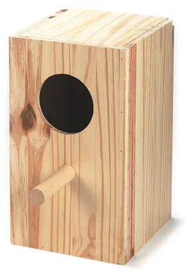 Immagine prodotto di Casetta in legno per uccelli, ideale per il porzana, nido per uccelli