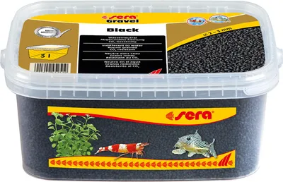 Obrázek produktu pro sera Gravel Black Ø 2 - 3 mm 3 l