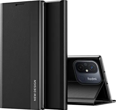Produktbild von Sleep Case Pro Hülle für Xiaomi Redmi Note 12 Pro+ mit Klappe und Ständer, schwarz