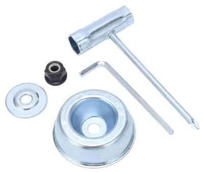 Image de Kit de 5 adaptateurs de lame 4126/642/7600 et kit de rondelles d'entretien pour débroussailleuses et coupe-herbe STIHL