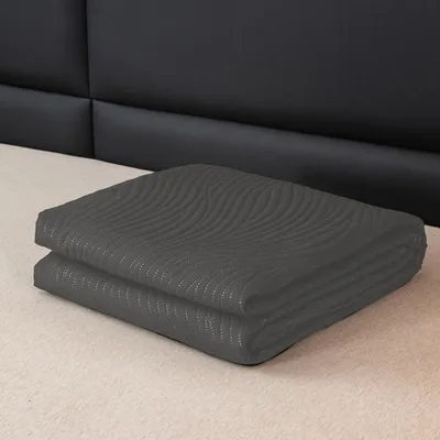Zdjęcie produktu dla FEBE Narzuta na łóżko Narzuta na łóżko 240x220 cm szary Koc na sofę Koc na sofę Puszysty koc z mikrofibry do dekoracji pokoju
