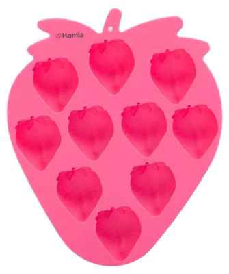 Produktbild von HOMLA ICE SUMMER Eiswürfelbehälter Erdbeere rosa 19x14 cm