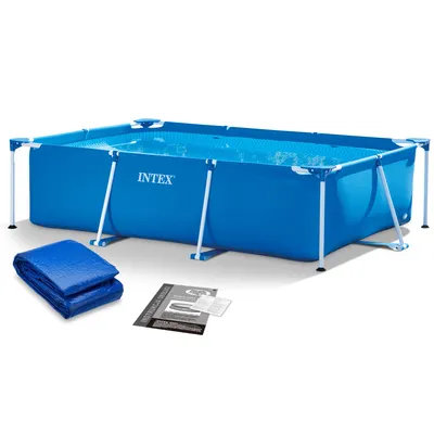 Produktbild von Rahmen-Gartenpool 300 x 200 x 75 cm 2 in 1 INTEX 28272
