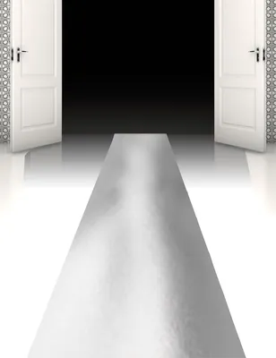Produktbild von Teppich Silber 450 cm x 60 cm - Einheitsgröße