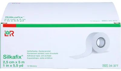 Produktbild von Silkafix Heftpflaster Pappspule, 12 St PFL