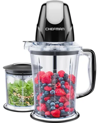 Power Blender 1,5 l, 400 W, zweistufiges Messer, schwarz