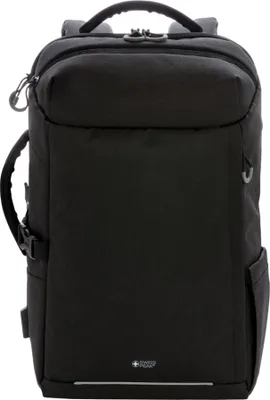 Image de Swiss Peak - Sac à dos, voyage, 22 L XD927 (47 cm x 28 cm x 17 cm) (Noir)