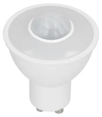 Productafbeelding van GU10-lamp, infrarood bewegingssensor, 5 W, 500 lm, LED-lamp voor plafondcorridor, AC100–240 V, wit licht