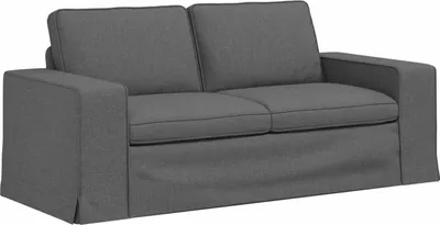 Produktbild von vidaXL Sofa Dunkelgrau 182 x 80 x 82 cm Stoff